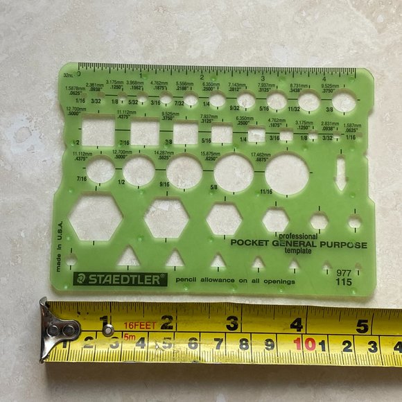 3/$20, 4 Pieces Geometric Drawings Templates Measuring Rulers for School Office - Picture 9 of 10